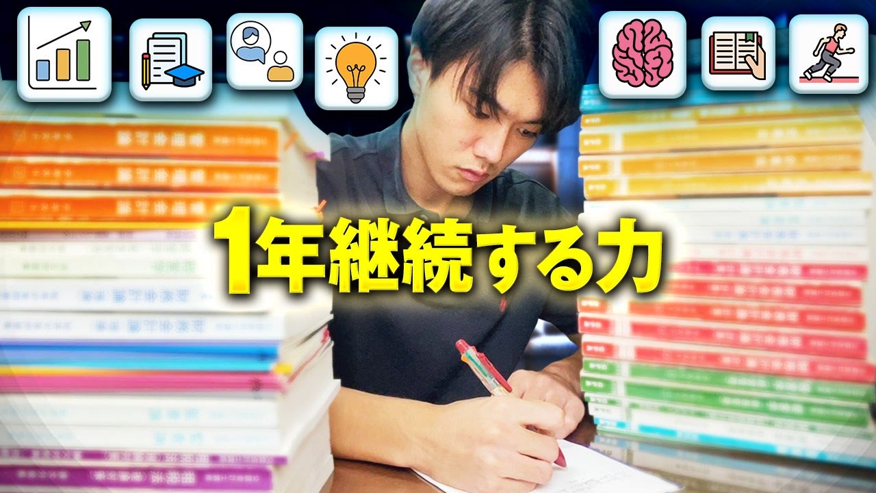 動画『【目標があるのに怠ける人へ】やる気を1年間継続させる7つの方法』のサムネイル